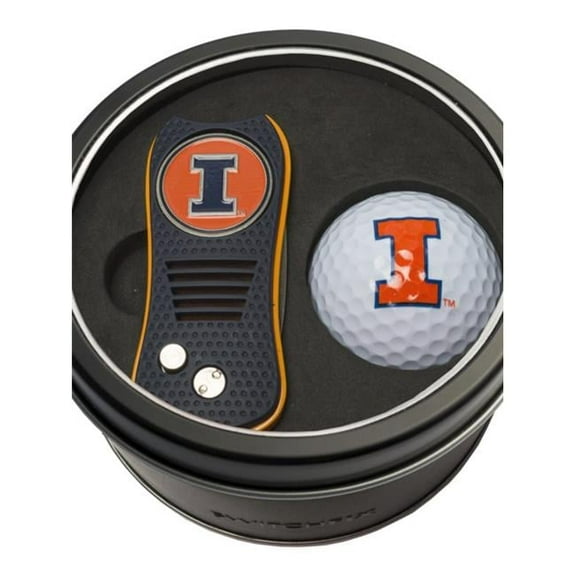Team Golf NCAA Tin Gift Set with Switchfix Divot Tool and Golf Ball
