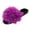 Purple, variant on Women's Faux Fur Slides Slippers Winter Trendy Fashion Fluffy Fuzzy Sandals Open Toe Furry Slippers for Indoor Outdoor Daily Home Bedroom
