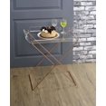 thumbnail image 1 of ACME Cercie Tray Table in Clear Acrylic & Copper, 1 of 3