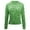 Green, variant on Women's St Patricks Day Sweater, Women's Fall Winter Slim-Fit Jacquard Crew Neck Sweater - Knit Warm, Figure Pullover Top,Size:S