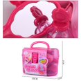 thumbnail image 4 of Kids Girls Makeup Kit, Hairdressing Set Including Hair Dryer, Comb, Curler, Scissors and Mirror, 4 of 4