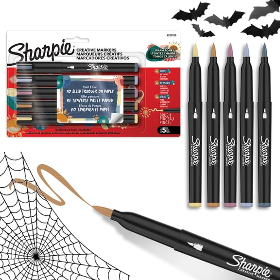 Sharpie Creative Markers, Warm Tones, Water-ddd
