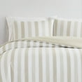thumbnail image 4 of Truly Soft Aiden Stripe 3-Piece King Duvet Set in Beige, Polyester , Adult, All Season, OEKO-TEX Certified, 4 of 9
