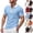 #070 Light Blue, variant on Felirenzacia Men’s Short Sleeve Stretch Polo, Lightweight Workout Golf Activewear Shirt, Light Blue,S
