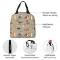 thumbnail image 3 of Yiaed Cute Dog Print Insulated Lunch Bag Reusable Cute Tote Lunch Box, Leakproof Cooler Lunch Bags for Work Office Travel School Picnic, 3 of 5