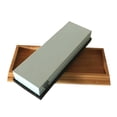 thumbnail image 3 of Zootealy Sharpening Stone Set Dual Grit 400/1000 with Non Slip Silicone & Bamboo Base Angle Guide Waterstone Whetstone Knife Sharpener, 3 of 8