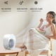 thumbnail image 3 of Ventilador de Escritorio con Enfriamiento por Agua USB y Luz Nocturna Multicolor - 500mL, Aire Fresco y Humidificado, 3 Velocidades Ajustables, Diseño Moderno en Blanco, Ideal para Oficina, Hogar o, 3 of 6