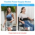 thumbnail image 3 of Red Light Therapy for Body,Infrared Light Therapy Pad with Timer Remote Control,Wearable 660nm&850nm with Heating for Neck Shoulder Back Body,Infrared Wrap Belt for Gift for Women Men, 3 of 6