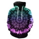 thumbnail image 1 of Sudadera con capucha y cremallera de mandala para hombre, con estampado 3D, estilo hip hop, informal, divertida, unisex, primavera 2024, 1 of 6
