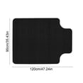 thumbnail image 3 of Fridja Home Decor office Chair Mat for Hardwood Floor Under Desk Computer Rolling Chair Mat for Wood Tile Floor Non Slide Heavy Duty Desk Rug Polyester Hard Floor Protector, 3 of 6