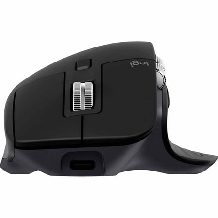Logitech - MX Master 3 Advanced Wireless USB/Bluetooth Laser Mouse with Ultrafast Scrolling - Black