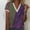 Purple tops 2024 summer, variant on Wycnly Summer Tops for Women Tops for Women 2025 Plus Size Loose Lace Trim Retro Western Graphics Tunic Tops 2025 Casual Ethnic Style Print Blouses Girls V-Neck Short Sleeve T-Shirts