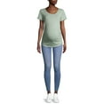 thumbnail image 2 of Maternity Oh! Mamma Skinny Jean with Full Panel and Belted Detail, 2 of 4