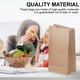 thumbnail image 4 of Bolsa de comestibles/almuerzo, papel kraft multiusos, bolsas de papel marrón para compras, almacenamiento, botes de basura pequeños y más, 50 unidades MFZFUKR BST3016618-3, 4 of 6
