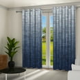 thumbnail image 2 of Aofoto Room Darkening Blackout Curtains,Blue Gradient Window Curtains for Kitchen Bedroom, 2 Panels, 52x84 inches, 2 of 6
