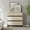 Light Oak, variant on WAMPAT Dresser for Bedroom, Closet Organizers and Storage with 3 Drawers, Chest of Drawers with Metal Base, Modern Wood Dresser for Living Room, Bedroom,Oak