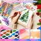 thumbnail image 5 of Set de pintura de acuarela Taotree de 100 colores con pinceles y caja de hojalata, 5 of 7