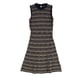 thumbnail image 1 of Vestido de suéter bar III para mujer estampado Cuello alto azul grande, 1 of 2