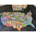 thumbnail image 5 of TDC Games 1000-Piece American Road Trip Jigsaw Puzzle for Adults, USA-Map Shaped, 31 Inches Wide, 5 of 10