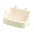 thumbnail image 3 of Caja de arena para ropa de cama de mascotas pequeñas esquina para ir al baño con sujetador de sábanas fáciles de limpiar en interior de la, 3 of 8