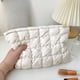 thumbnail image 4 of Bolsa de cosméticos acolchada suave - Organizador de maquillaje de gran capacidad con múltiples compartimentos, estuche portátil para viajar para mujeres, 4 of 4