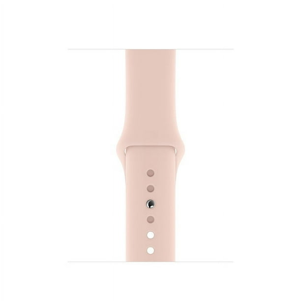 Apple watch series 5 gold aluminum pink sand sport band sale