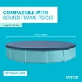 thumbnail image 3 of Intex 28031E 12 Foot Round Above Ground Swimming Pool Cover Pool Cover Only, 3 of 6