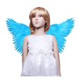 thumbnail image 2 of FashionWings (TM disfraz de mariposa azul para niños con alas de ángel de plumas FashionWings 309MBL, 2 of 2