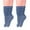Captains Blue, variant on 2 Pairs Cotton Lightweight Slouch Socks for Women Shoe Size 5 to 10 - White