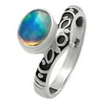 thumbnail image 6 of Natural Ethiopian Opal 925 Sterling Silver Ring s.8.5 Jewelry DGR1121_J_8.5 R-1046, 6 of 7