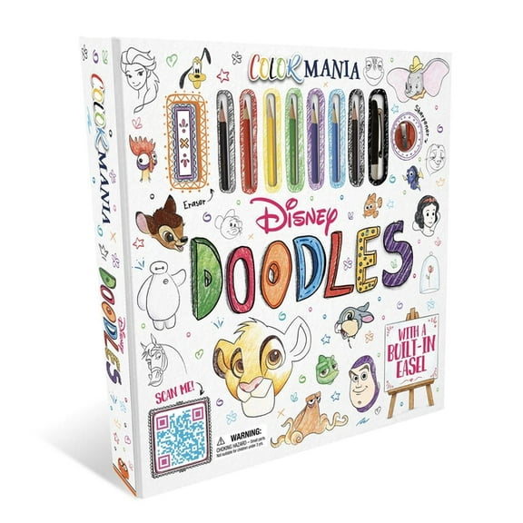 Disney Doodles: Learn to Draw Favorite Disney Characters: With a Built in Easel, (Paperback)