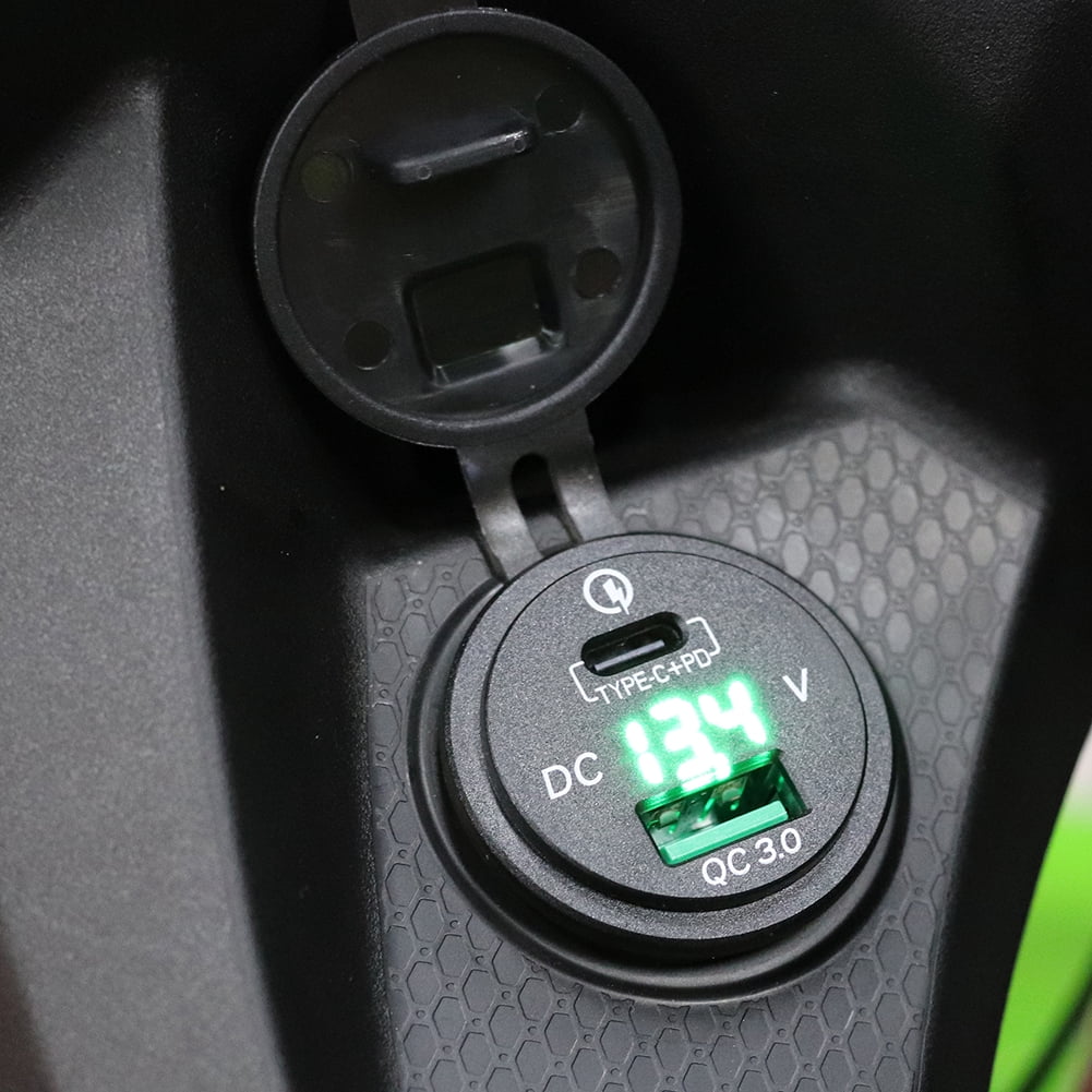 Chargeur USB Double Port Pour Kawasaki Ninja 400 – Installation Facile Et Rapide - 9