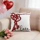 thumbnail image 4 of Specollect 3 Pcs Valentine's Day Heart Pillowcase, Festive Linen Cushion Cover for Sofa and Bed, Decorative Throw Pillow for Living Room Decor 17.72*17.72 in, 4 of 7