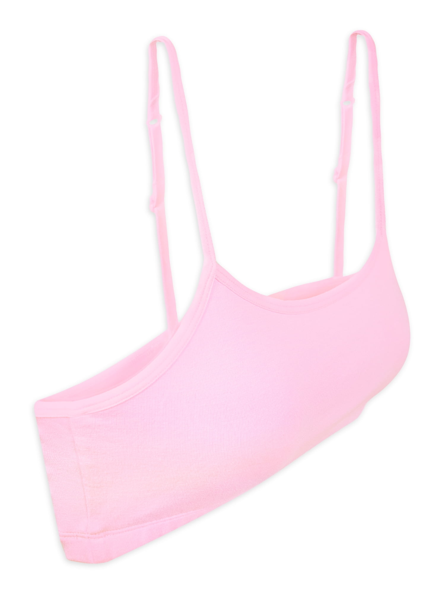 Wonder Nation Girls Cotton Bralette 2 Pack, Sizes S-XXL, Soft