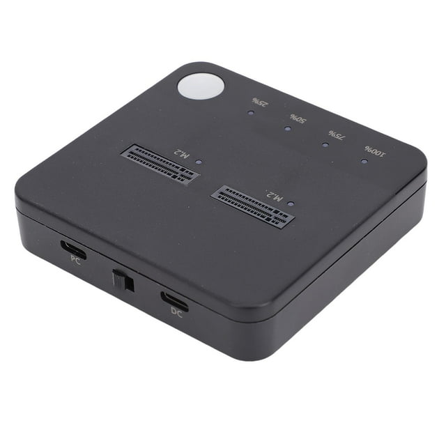 SSD Clone Dock Station, 20Gbps Speed M.2 Serial ATA Duplicator Dual Bays Design Support 16TB for Enterprise Work