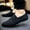 Black, variant on PEONAVET Men's Penny Loafers Moccasin Driving Shoes Slip On Flats Boat Shoes