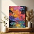 thumbnail image 6 of UXIEQU Abstract Textured Oil Painting Canvas Wall Art 15.75x11.81 Inches, 6 of 8