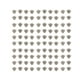 thumbnail image 2 of 100 copas de plástico para cría de abejas reinas, de colores vivos, para apicultor, color gris, 2 of 14