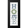 thumbnail image 2 of Rae, Marla 7x14 Black Modern Framed Museum Art Print Titled - Home with Eucalyptus Wreath II, 2 of 5
