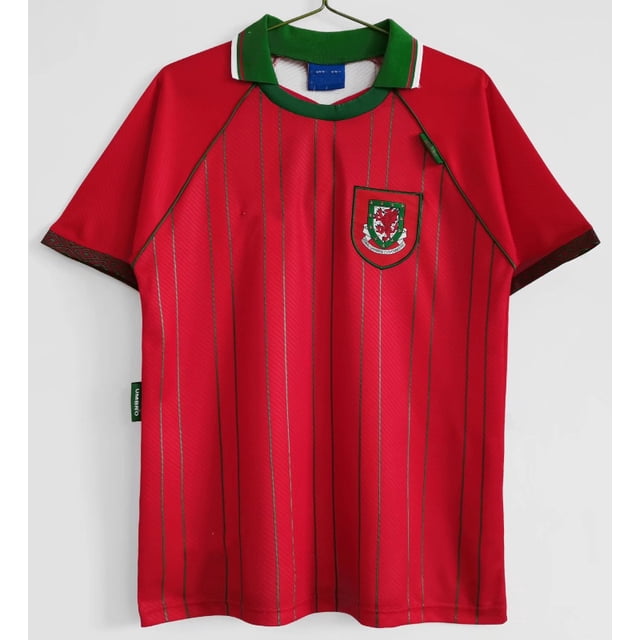 94-96 season home Wales retro jersey training T-shirt Cole NO.9 L