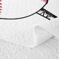 thumbnail image 5 of Erosebridal Baseball Sport Twin Quilt Set,Blue Ice Cream Drip Twin Coverlet Set For Boys Kids,2 Pieces, 5 of 7