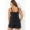 thumbnail image 5 of Swimsuits for All Women's Plus Size Flared Tankini Set With Cargo Short, 5 of 5