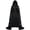 Black, variant on Jiibva Magician Costume Hooded Cape Star Moon Celestial Robe Wine Red 180cm