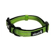 Alcott Explorer Adventure Pet Collar, Medium, Green Multi-Colored