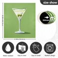thumbnail image 5 of Yayeee Magnetic Dishwasher Cover for The Front Decoration Home Kitchen Machine Sticker Protector, Green Martini Glass, 5 of 6