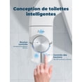 thumbnail image 2 of Bidet de Toilette Japonais Non-Électrique WC Double Buses Rétractables Installation Facile Auto-Nettoyage Pression d'Eau Froide Réglable Nettoyage avant et Arrière, 2 of 5