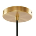 thumbnail image 3 of Gracie Mills Leanne Bell-Shaped Glass Pendant Light Metal Base GRACE-8854, 3 of 4