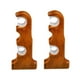 thumbnail image 4 of Paquete de 2 soportes dobles para barra de cortina BLESIY color madera, 4 of 8