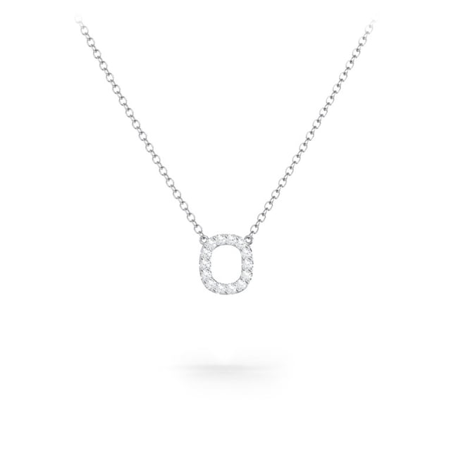 Pave Initial Necklace