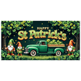 thumbnail image 2 of LUUFILx St. Patrick's Day Background Gnome Backdrop Party Supplies Decorations Banner Photography Props Festival Celebration Decor, 2 of 9
